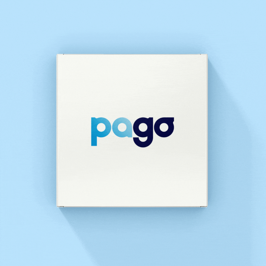 Pago Packaging Design Mockup